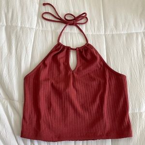 Halter Neck Cropped Top